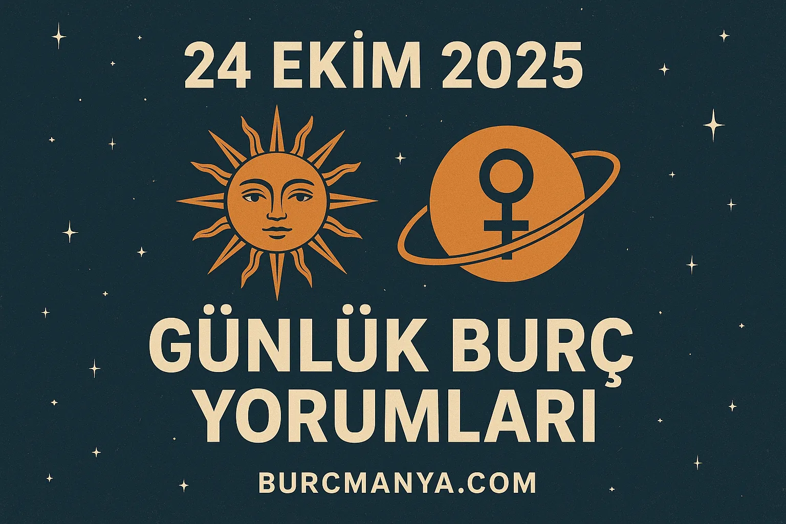 24 Ekim 2025 Günlük Burç Yorumları