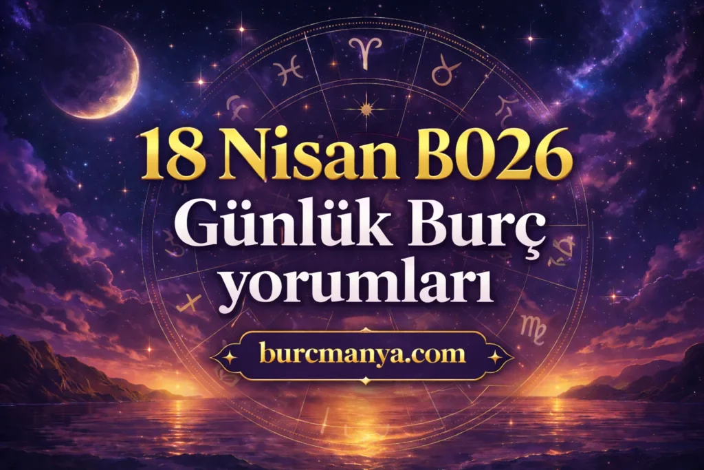 18 Nisan 2026 Günlük Burç Yorumları