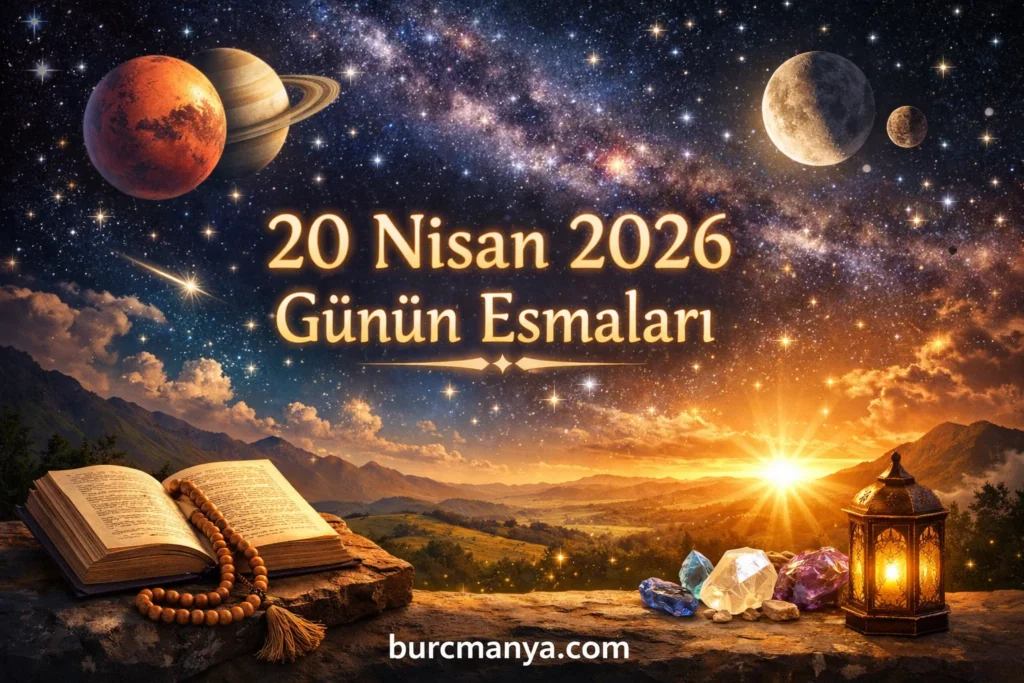 20 Nisan 2026 Günün Esmaları