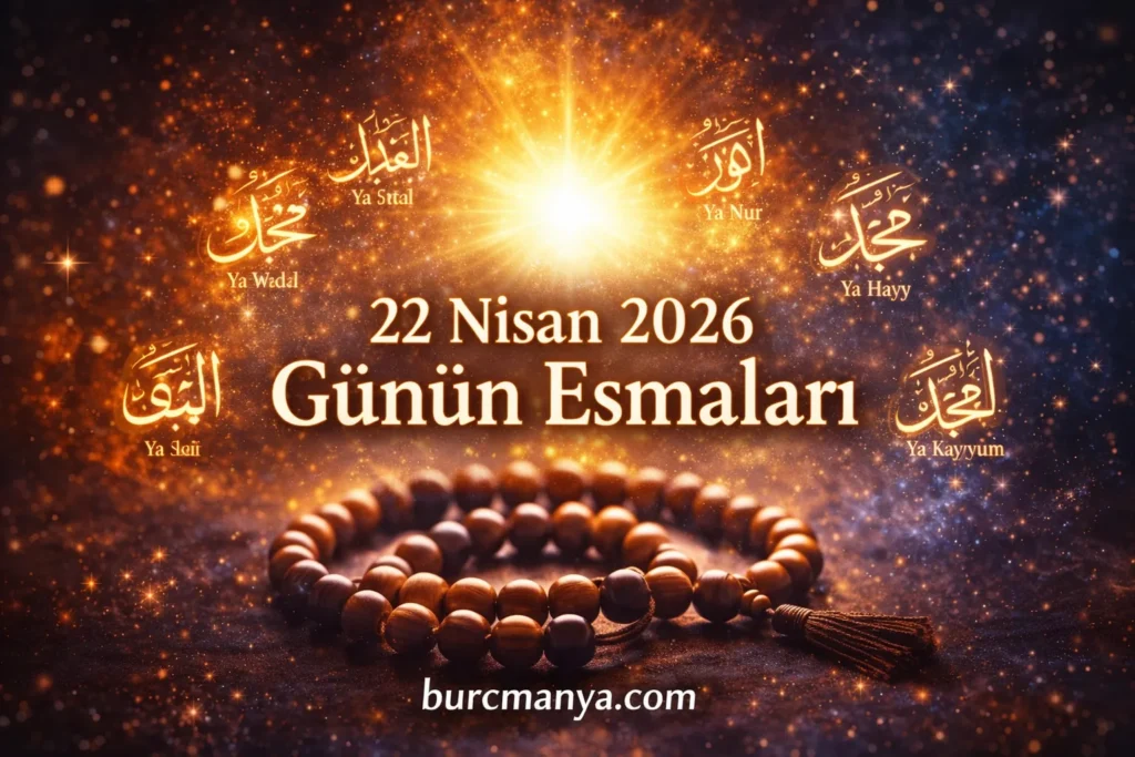 22 Nisan 2026 Günün Esmaları