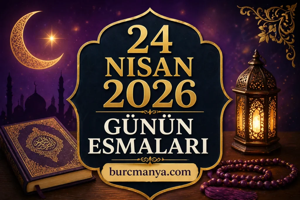 24 Nisan 2026 Günün Esmaları