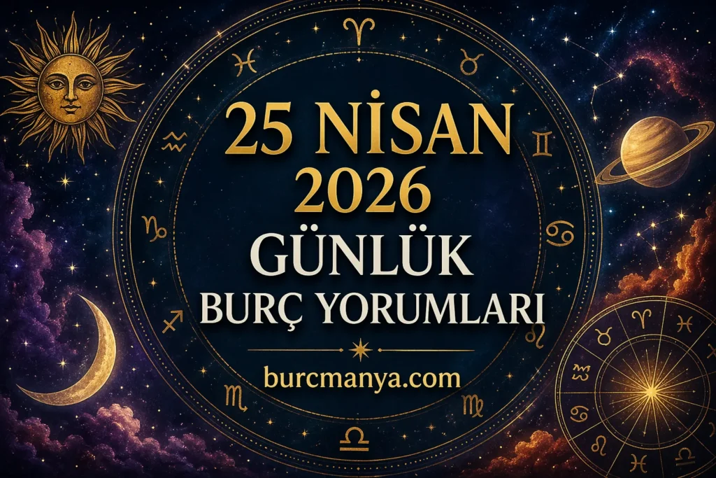25 Nisan 2026 Günlük Burç Yorumları
