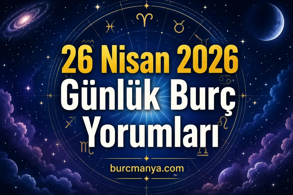 26 Nisan 2026 Günlük Burç Yorumları