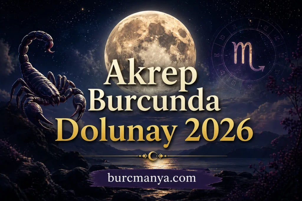 Akrep Burcunda Dolunay 2026
