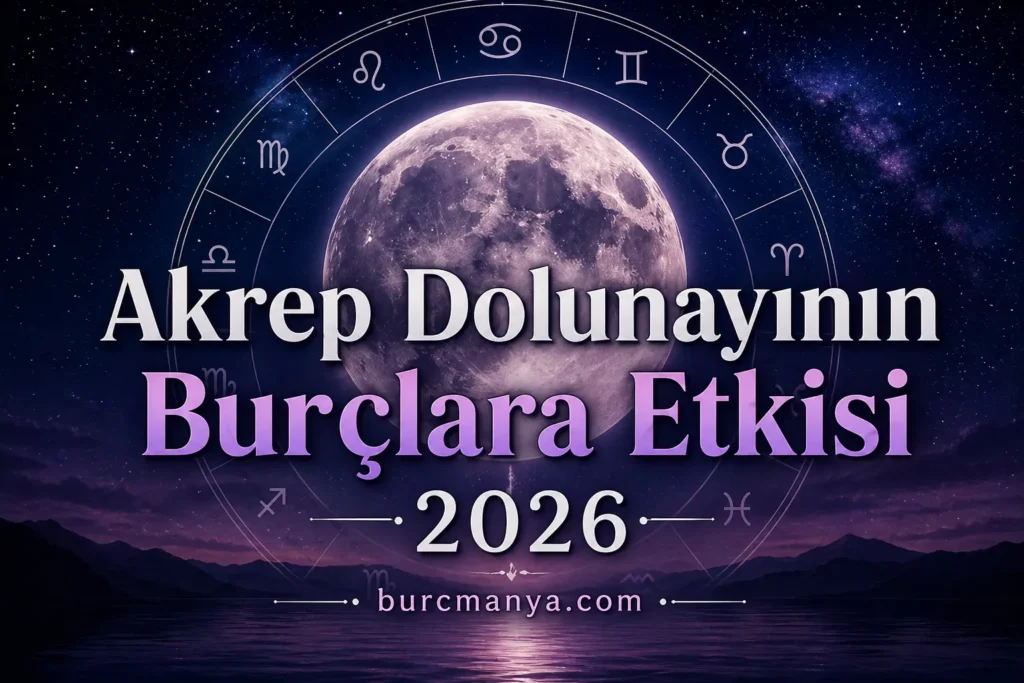 Akrep Dolunayının Burçlara Etkisi 2026