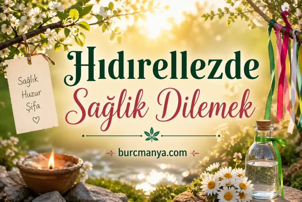 Hıdırellezde Sağlık Dilemek