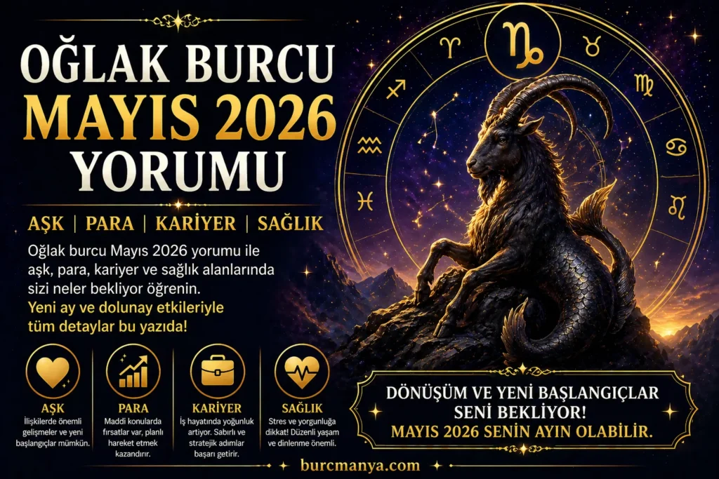 Oğlak Burcu Mayıs 2026 Yorumu