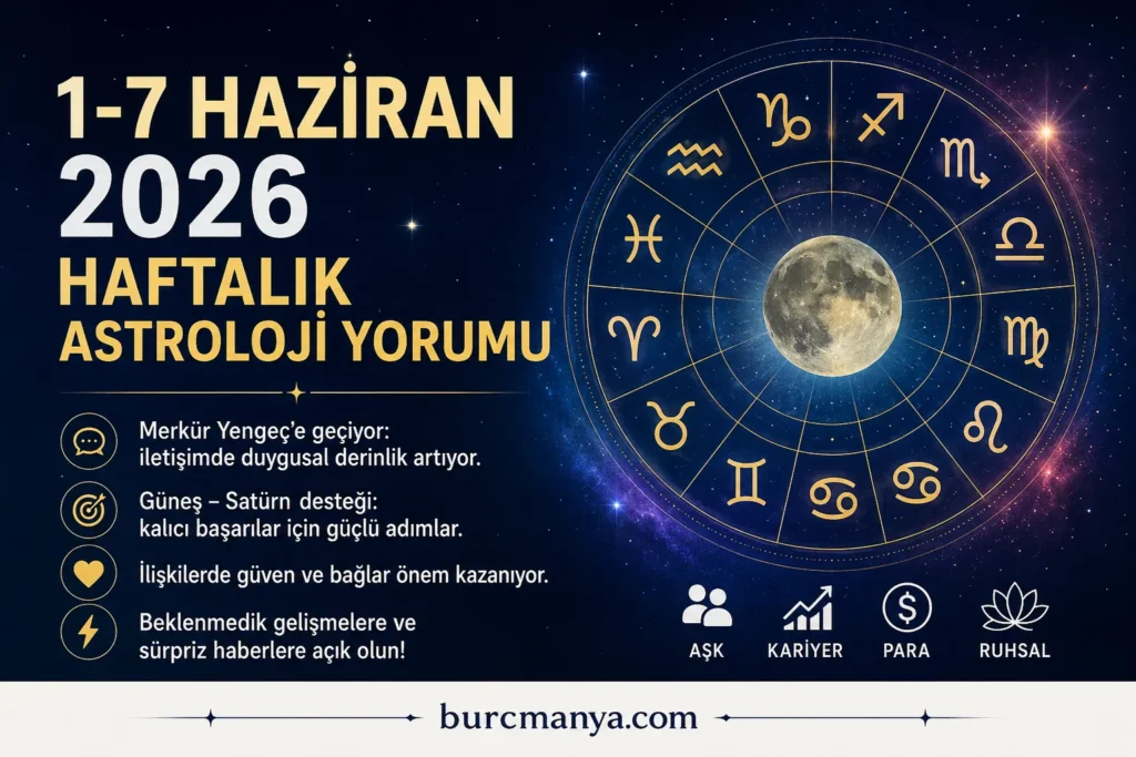 1-7 Haziran 2026 Haftalık Astroloji Yorumu