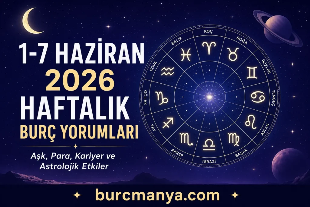 1-7 Haziran 2026 Haftalık Burç Yorumları