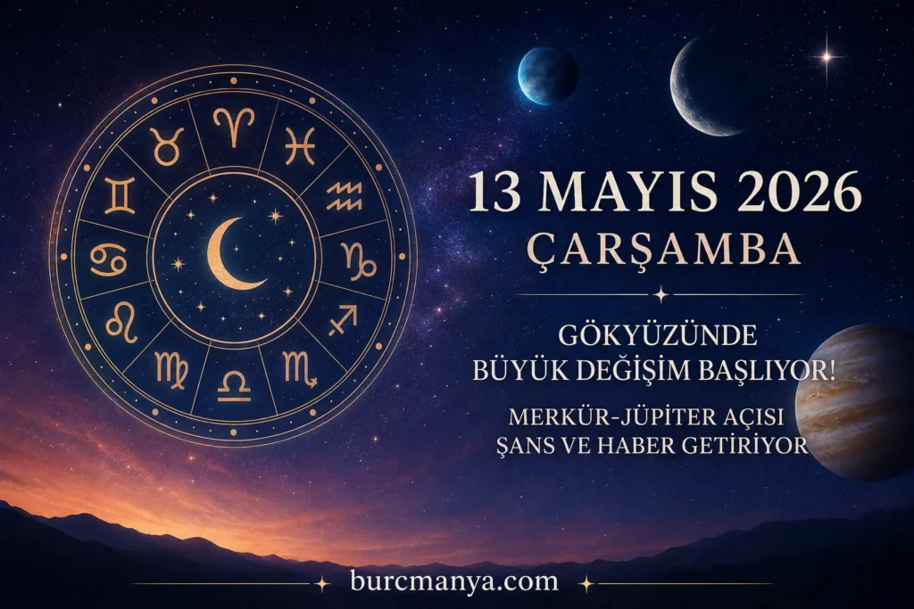 13 Mayıs 2026 Çarşamba Astroloji Yorumu