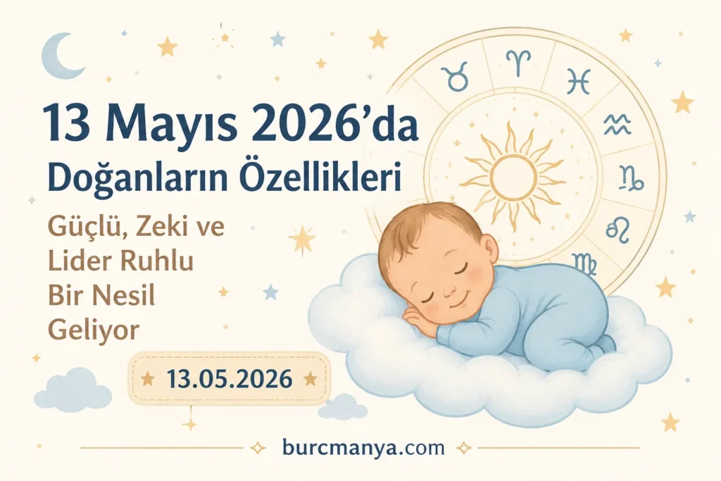 13 Mayıs 2026'da Doğanların Özellikleri