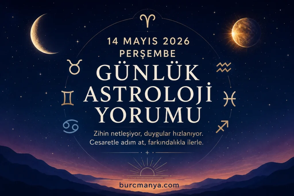 14 Mayıs 2026 Perşembe Günlük Astroloji Yorumu