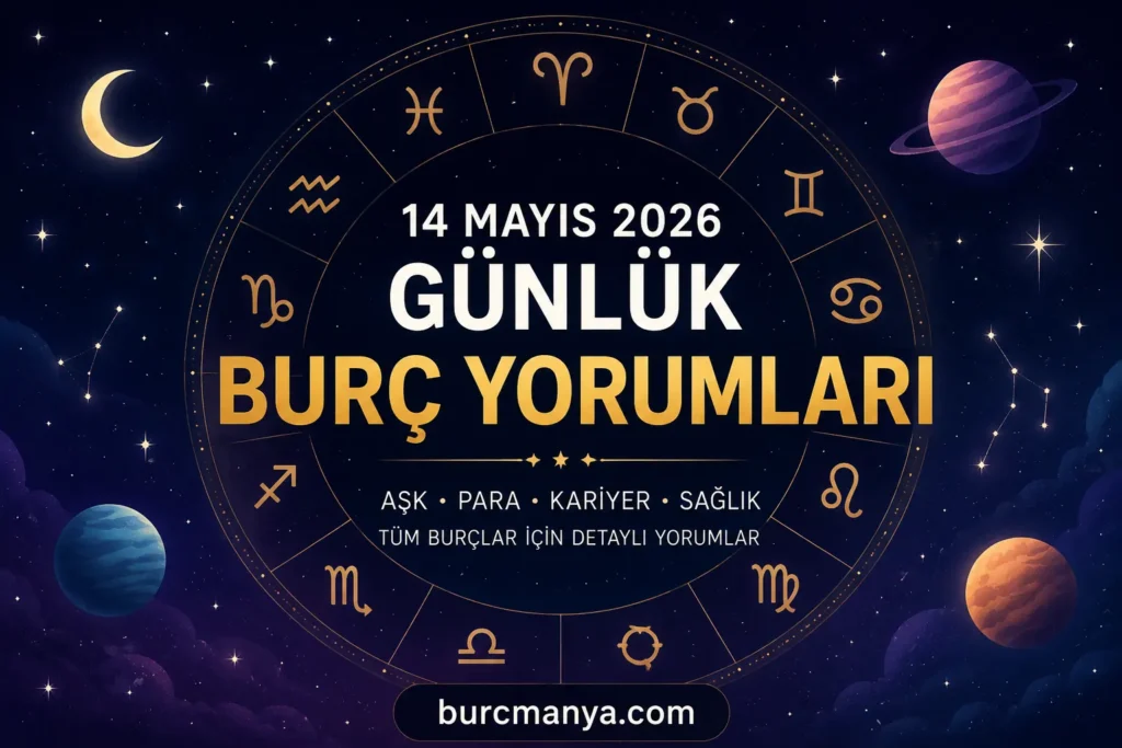 14 Mayıs 2026 Perşembe Günlük Burç Yorumları