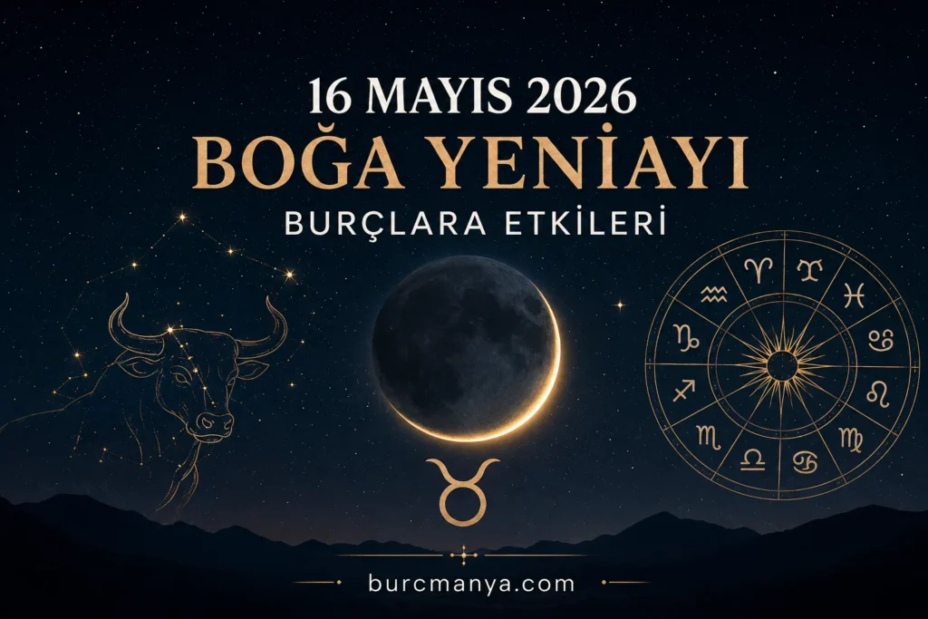 16 Mayıs 2026 Boğa Yeniayı Burçlara Etkileri