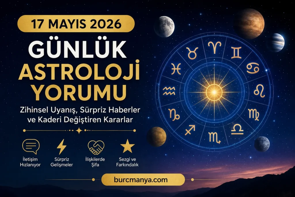 17 Mayıs 2026 Günlük Astroloji Yorumu