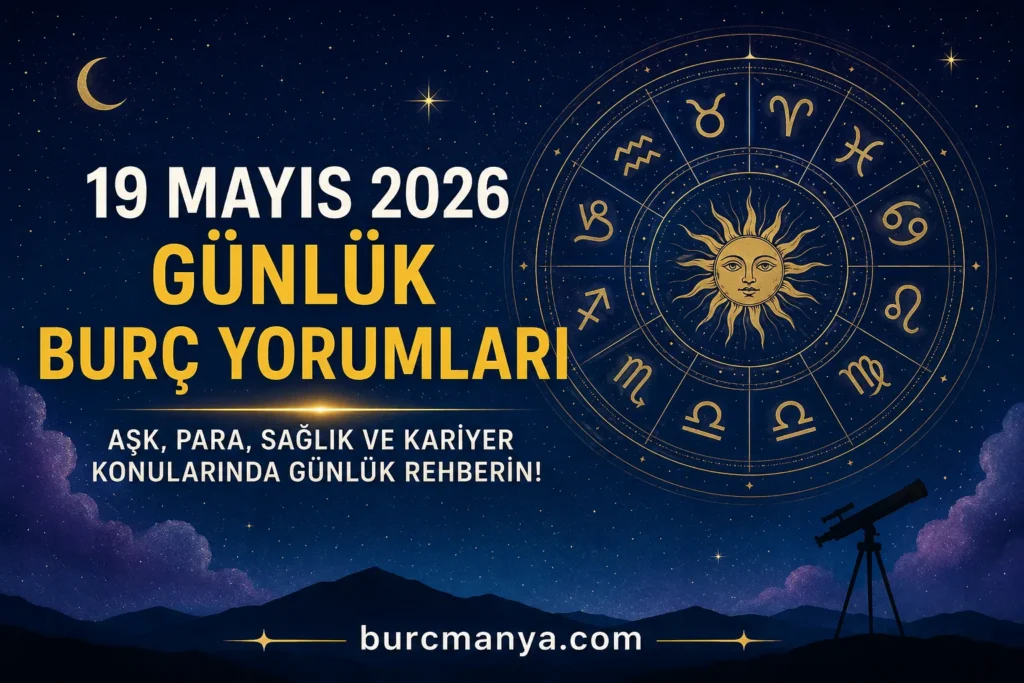 19 Mayıs 2026 Salı Günlük Burç Yorumları