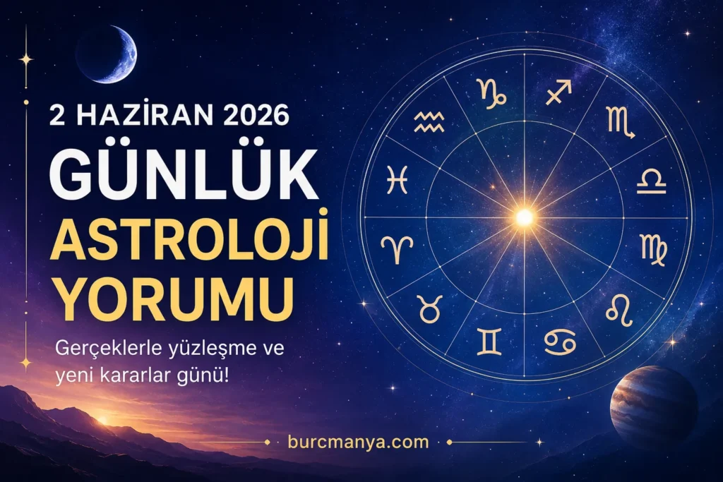 2 Haziran 2026 Günlük Astroloji Yorumu