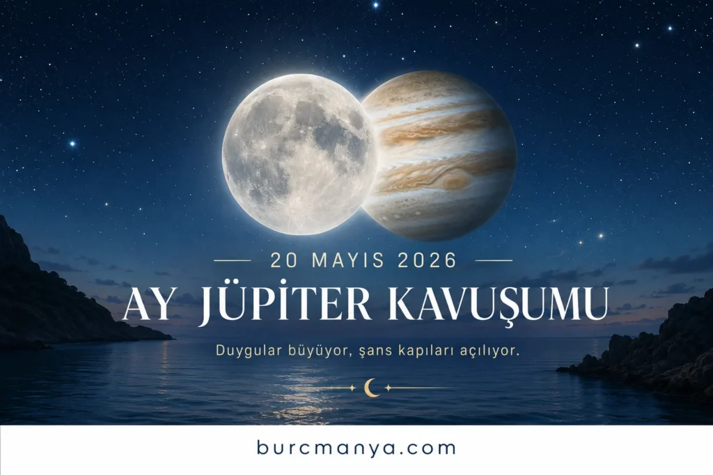 20 Mayıs 2026 Ay Jüpiter Kavuşumu