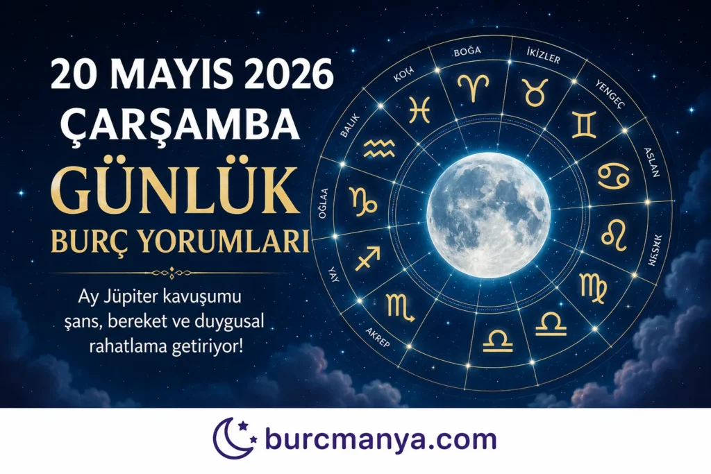 20 Mayıs 2026 Çarşamba Günlük Burç Yorumları
