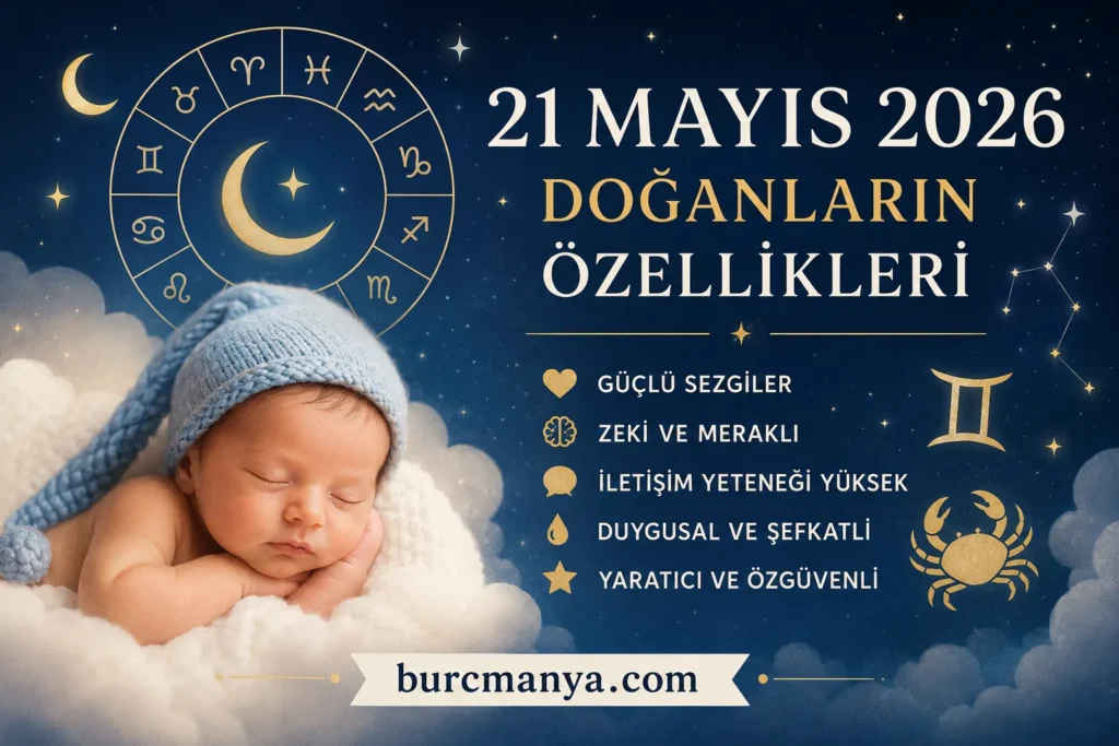 21 Mayıs 2026'da Doğanların Özellikleri