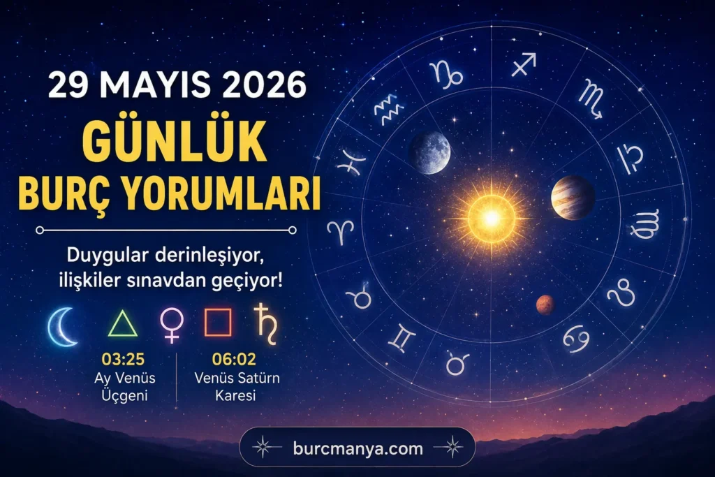 29 Mayıs 2026 Günlük Burç Yorumları