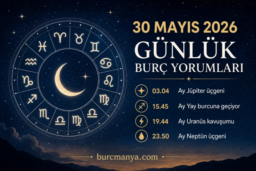 30 Mayıs 2026 Günlük Burç Yorumları
