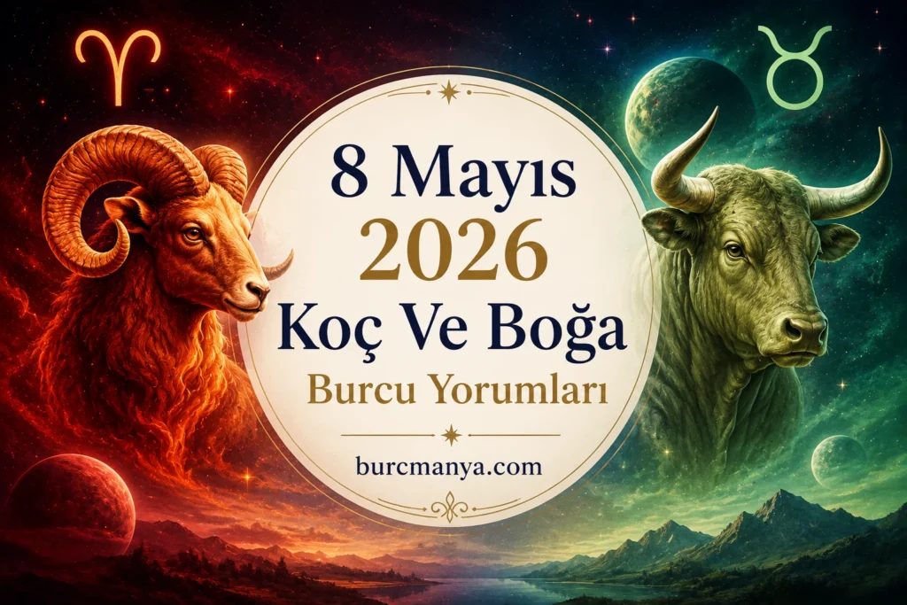 8 Mayıs 2026 Koç Ve Boğa Burcu Yorumu