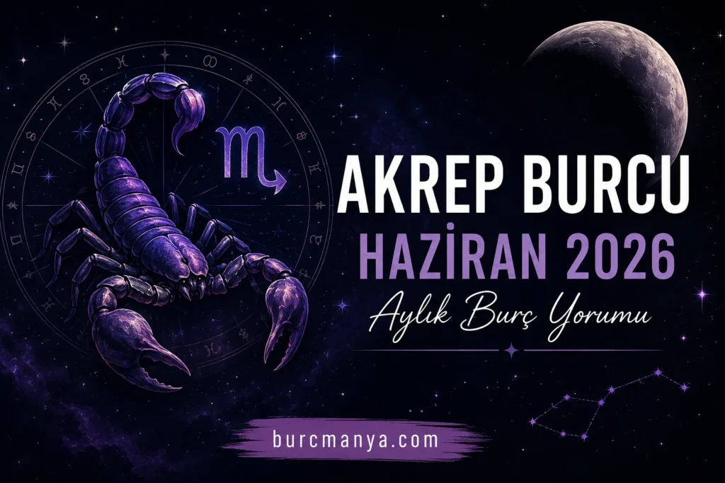 Akrep Burcu Haziran 2026 Aylık Burç Yorumu