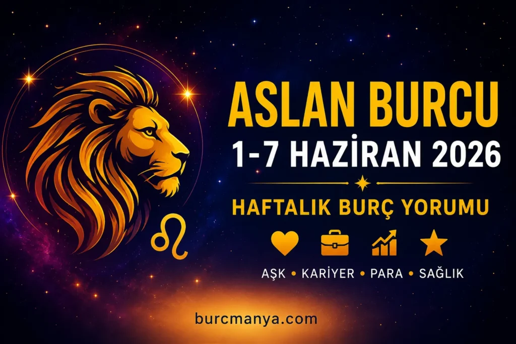 Aslan Burcu 1-7 Haziran 2026 Haftalık Burç Yorumu