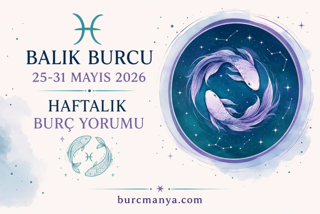 Balık Burcu 25-31 Mayıs 2026 Haftalık Burç Yorumu