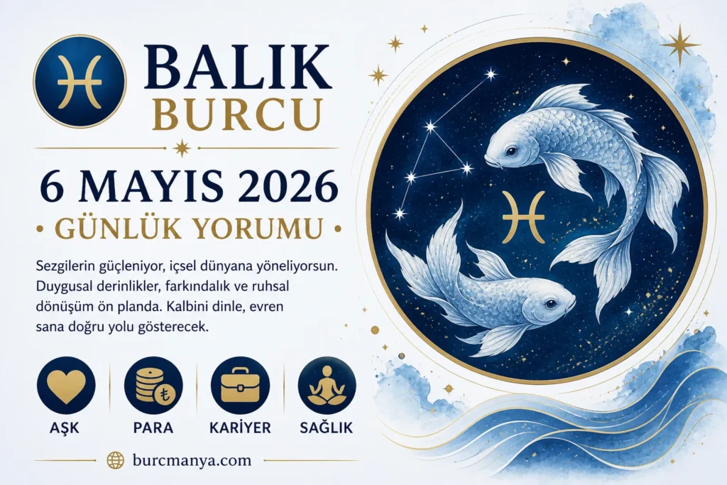 Balık Burcu 6 Mayıs 2026 Yorumu