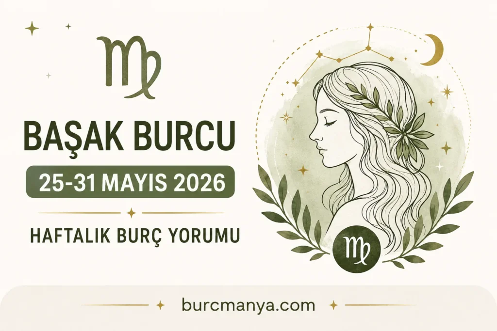 Başak Burcu 25-31 Mayıs 2026 Haftalık Burç Yorumu