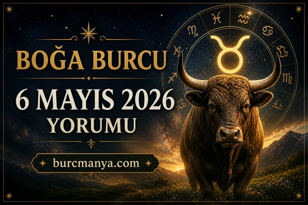Boğa Burcu 6 Mayıs 2026 Yorumu