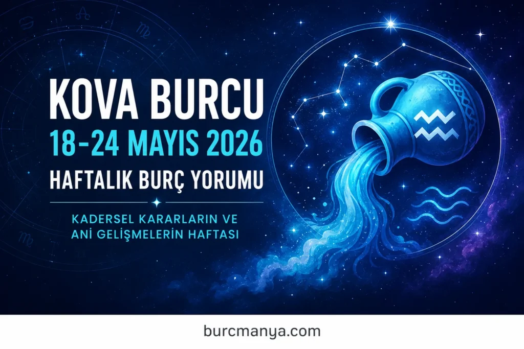 Kova Burcu 18-24 Mayıs 2026 Haftalık Burç Yorumu