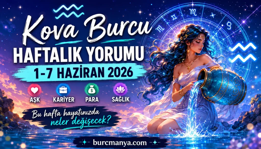 Kova Burcu Haftalık Yorumu 1-7 Haziran 2026