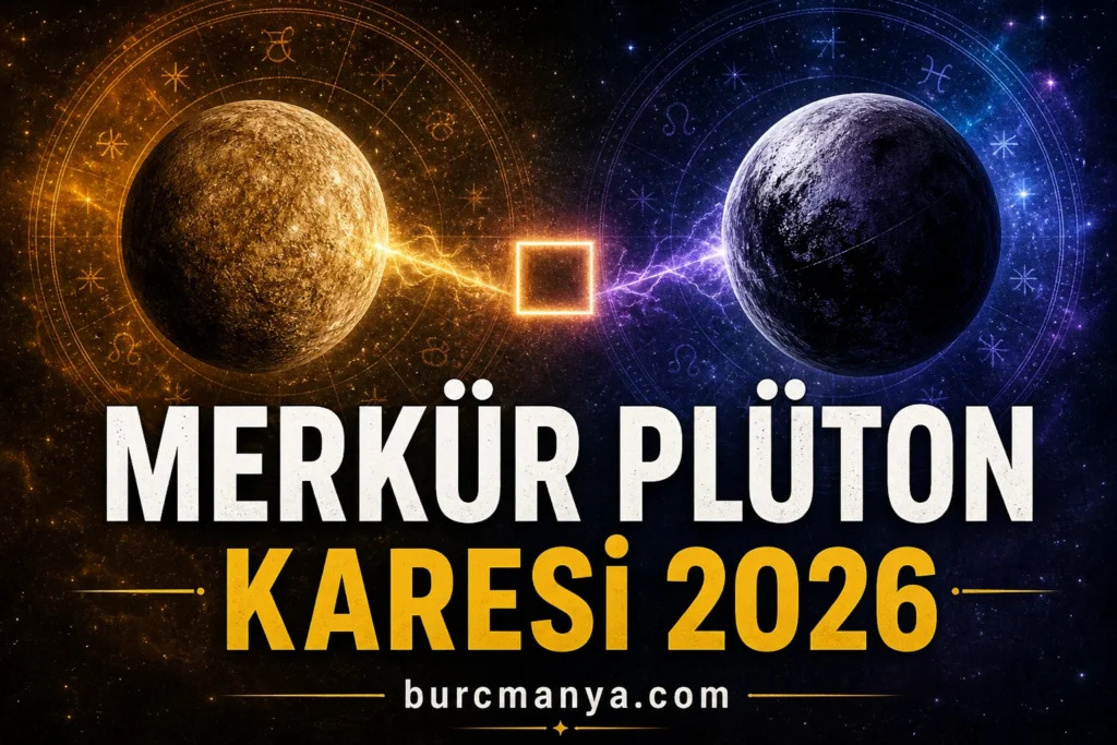 Merkür Plüton Karesi 2026