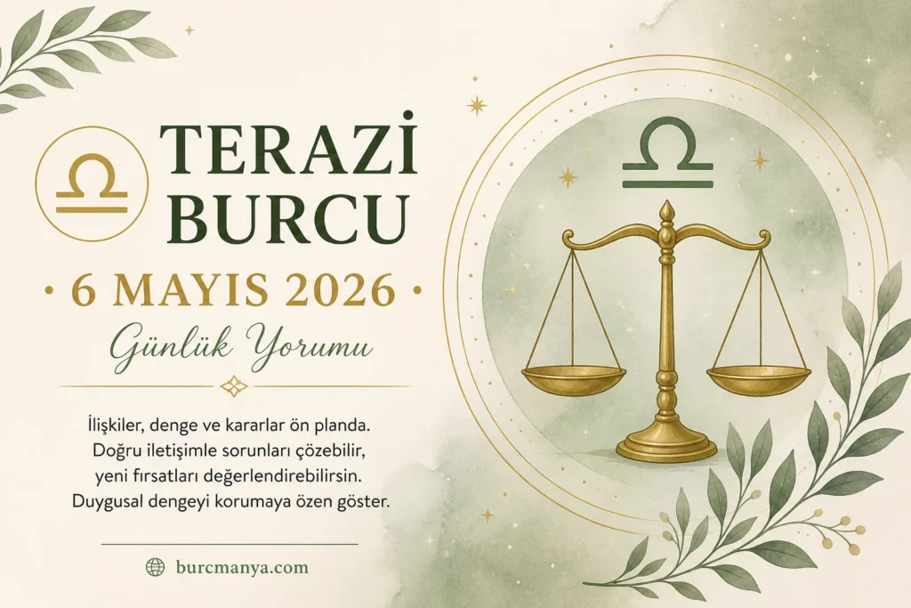 Terazi Burcu 6 Mayıs 2026 Yorumu