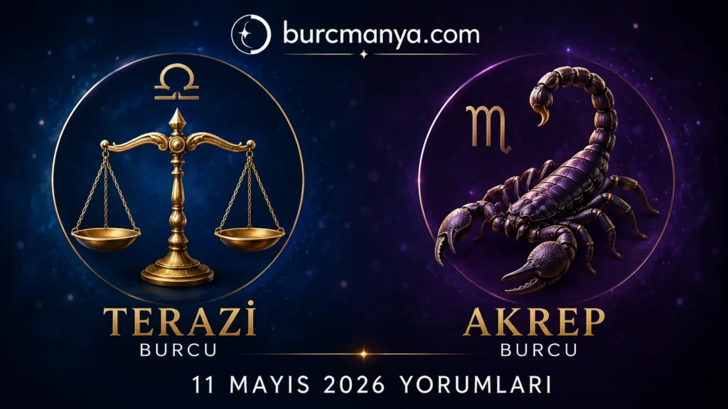 Terazi Ve Akrep Burcu 11 Mayıs 2026 Yorumları