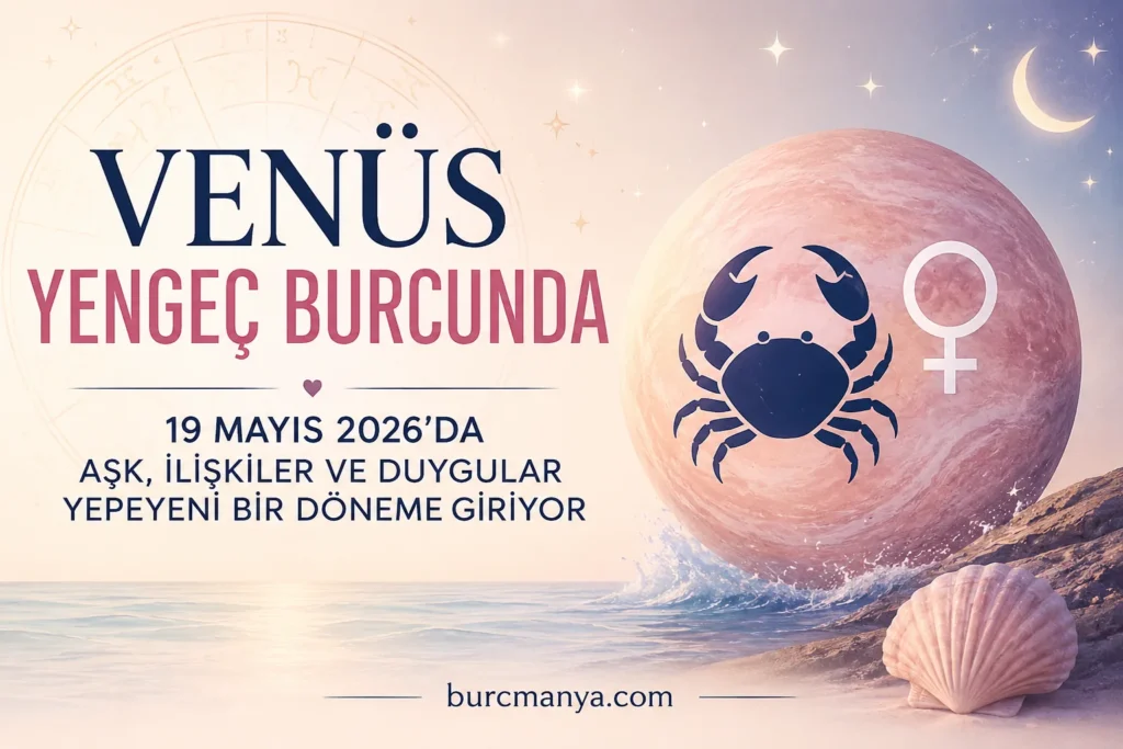 Venüs Yengeç Burcunda 19 Mayıs 2026