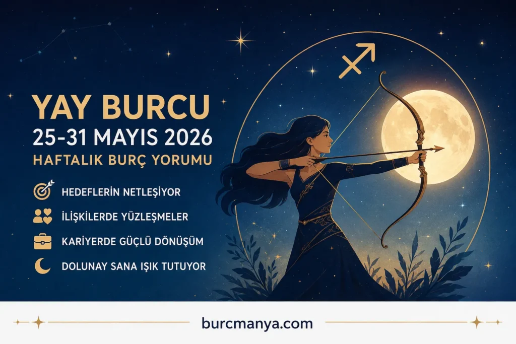 Yay Burcu 25-31 Mayıs 2026 Haftalık Burç Yorumu