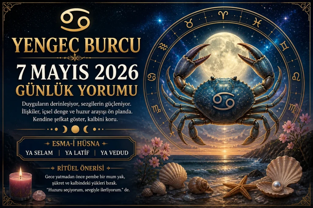 Yengec Burcu 7 Mayis 2026 Gunluk Yorumu