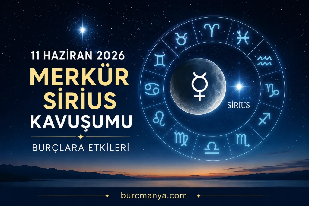 11 Haziran 2026 Merkür Sirius Kavuşumu Burçlara Etkileri