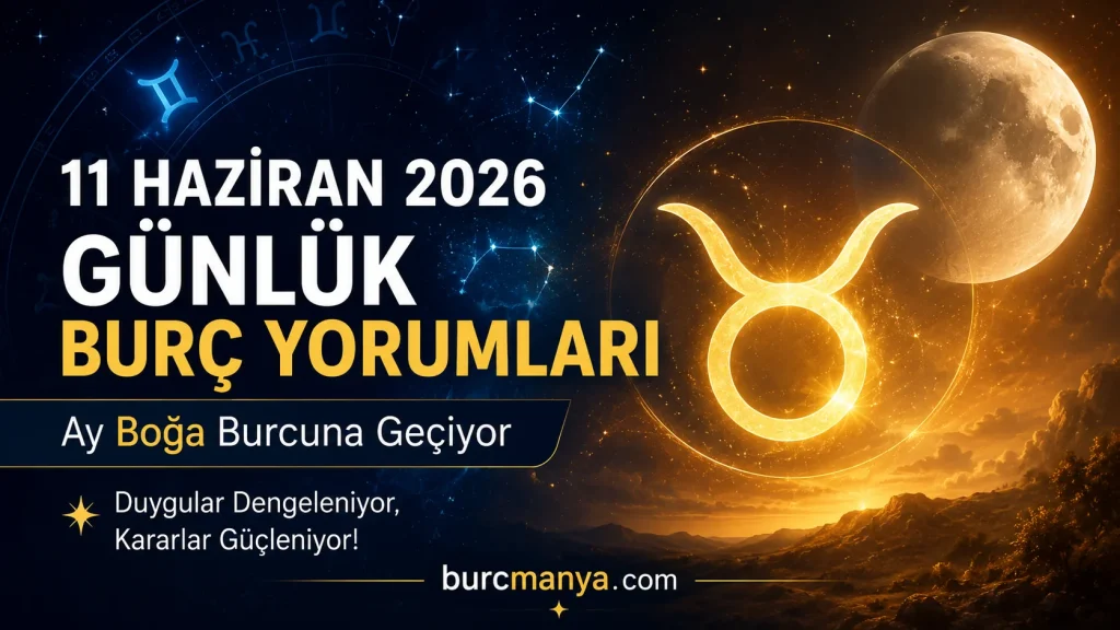 11 Haziran 2026 Günlük Burç Yorumları