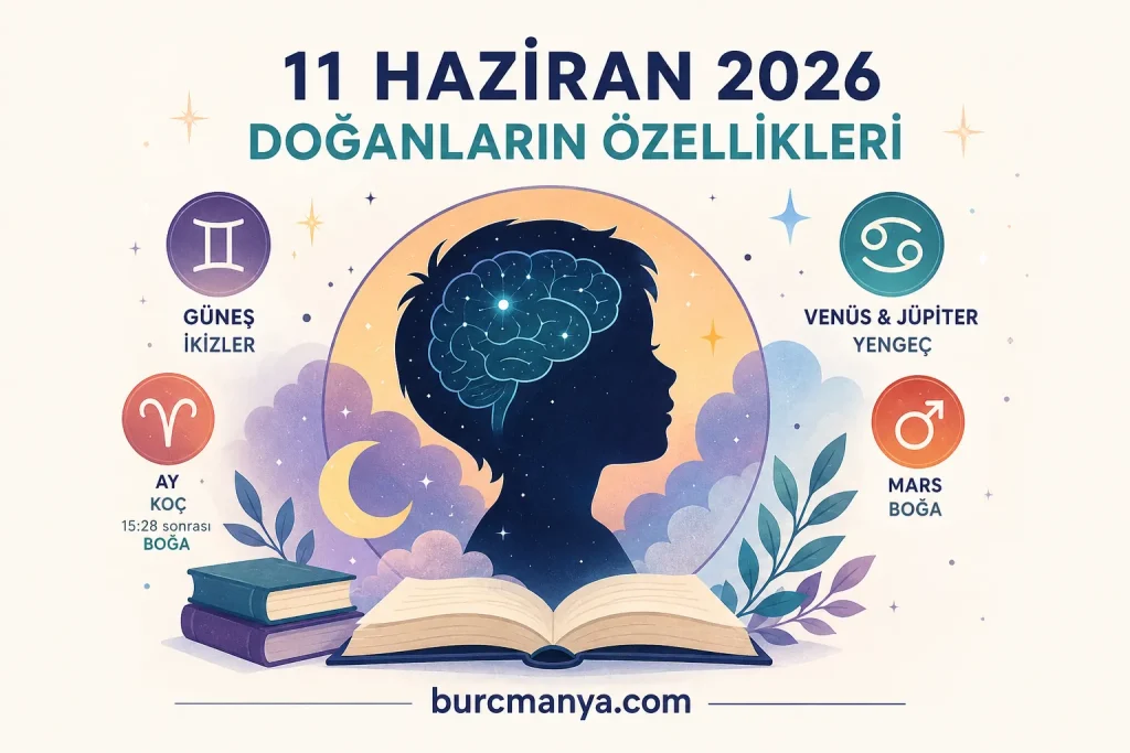 11 Haziran 2026'da Doğanların Özellikleri