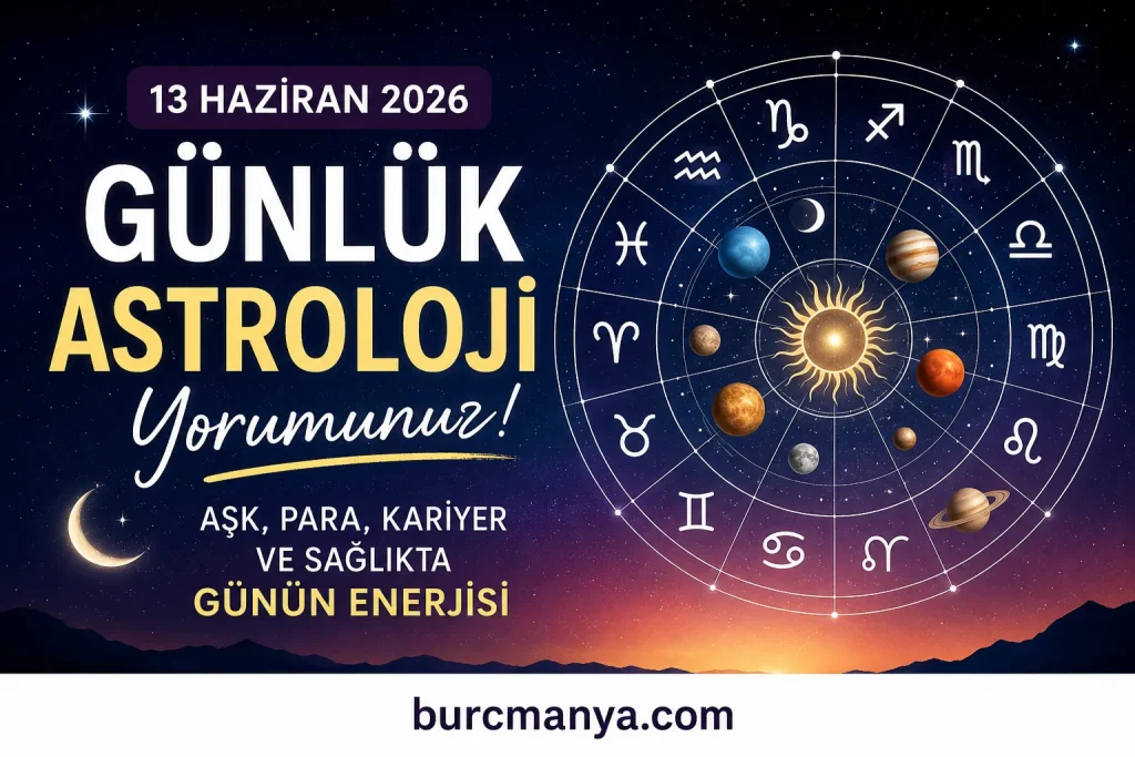 13 Haziran 2026 Günlük Astroloji Yorumu