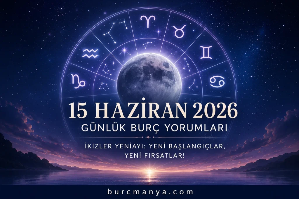 15 Haziran 2026 Günlük Burç Yorumları