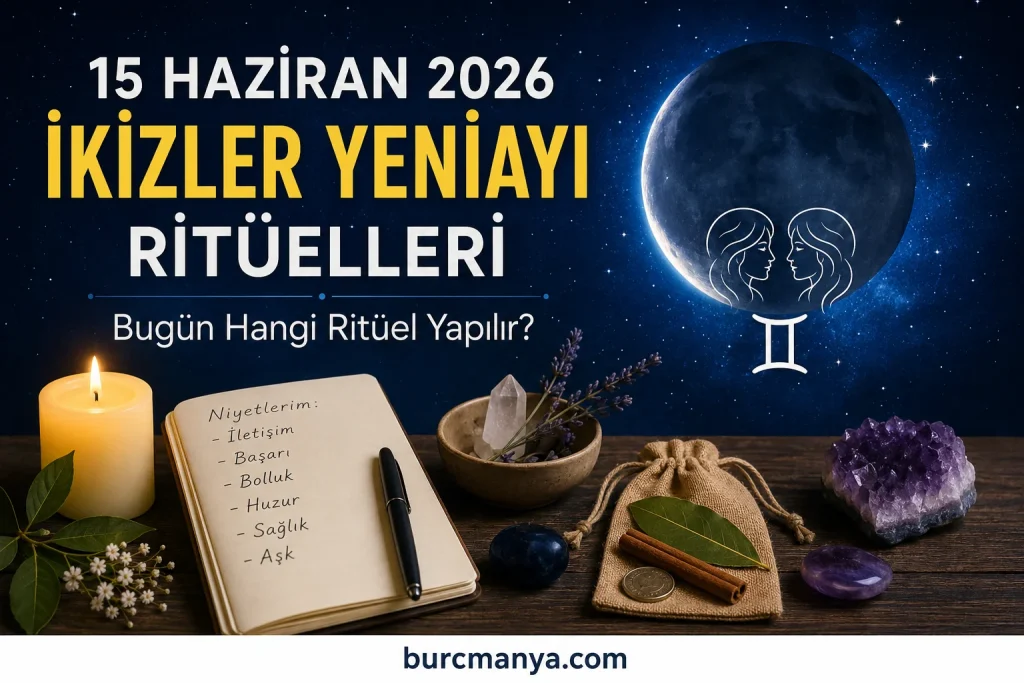 15 Haziran 2026 İkizler Yeniayı Ritüelleri