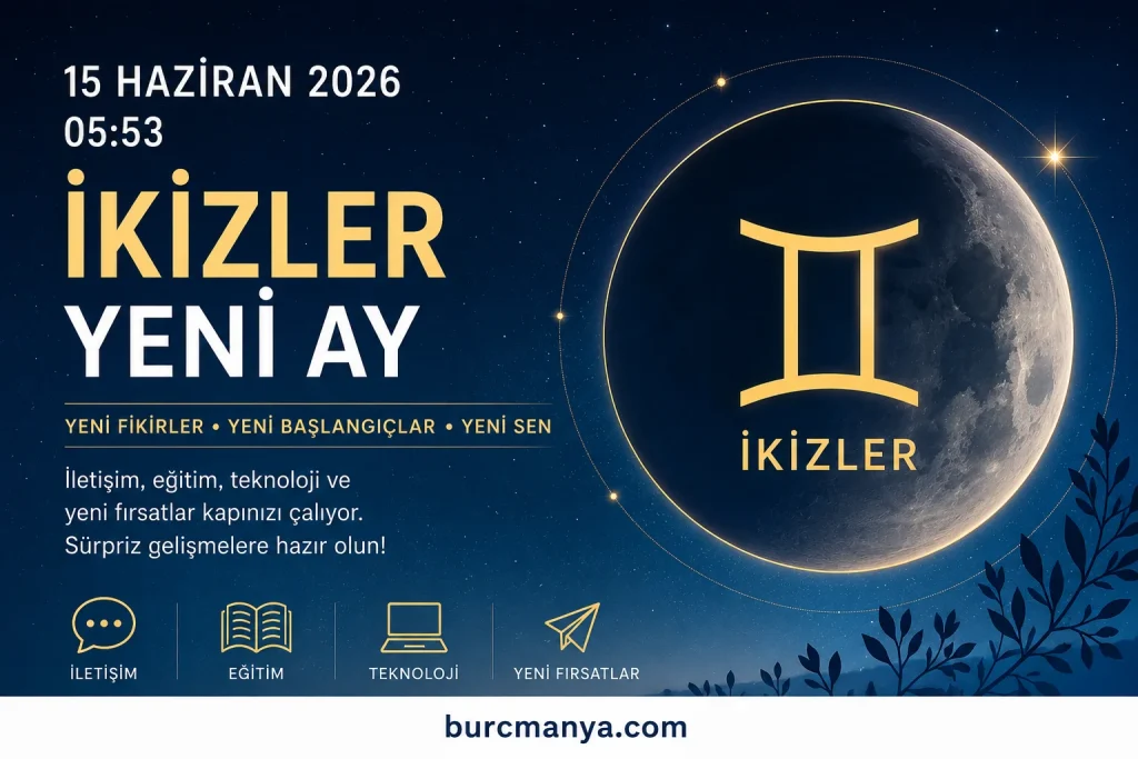 15 Haziran 2026 İkizler Yeniayı