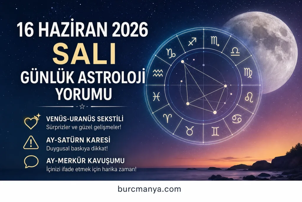 16 Haziran 2026 Salı Günlük Astroloji Yorumu