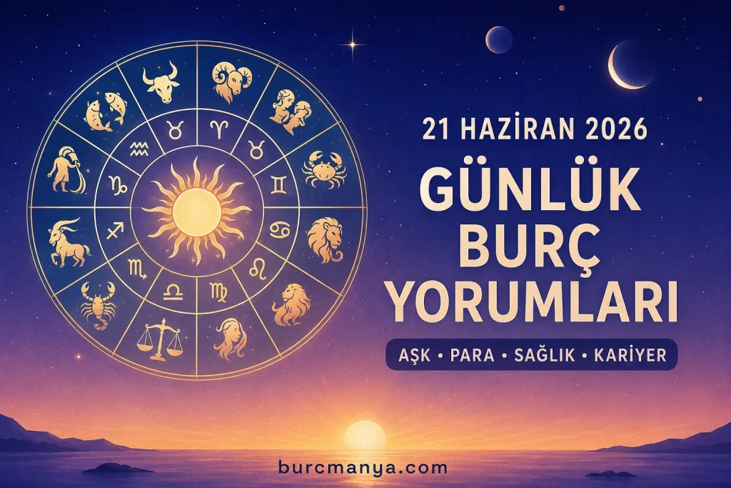 21 Haziran 2026 Günlük Burç Yorumları